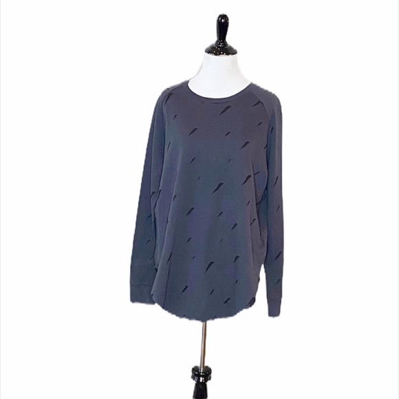 CHLRDR charcoal lightning bolt T-shirt -Size Medium - Picture 1 of 7